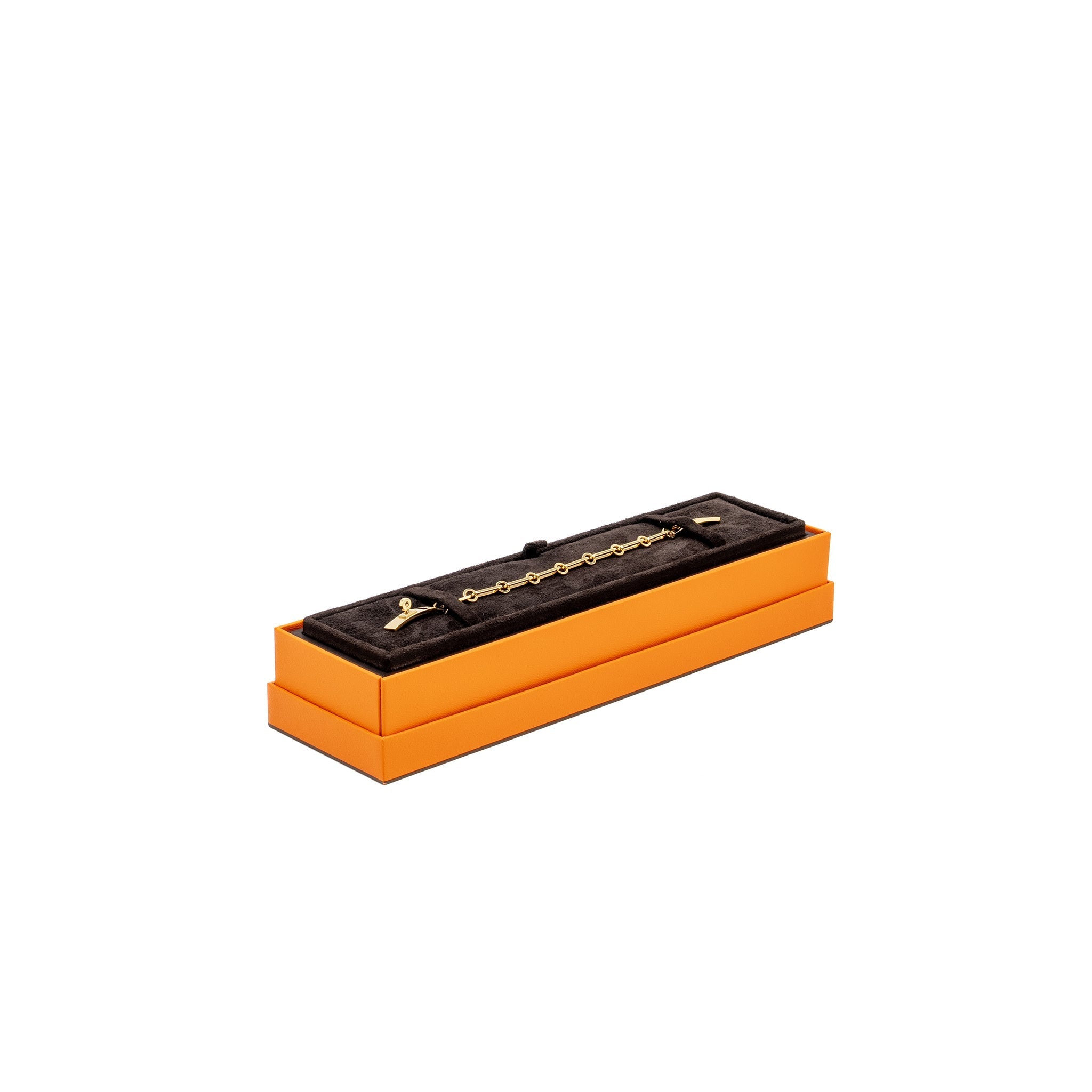 HERMES KELLY CHAINE BRACELET YELLOW GOLD/DIAMONDS