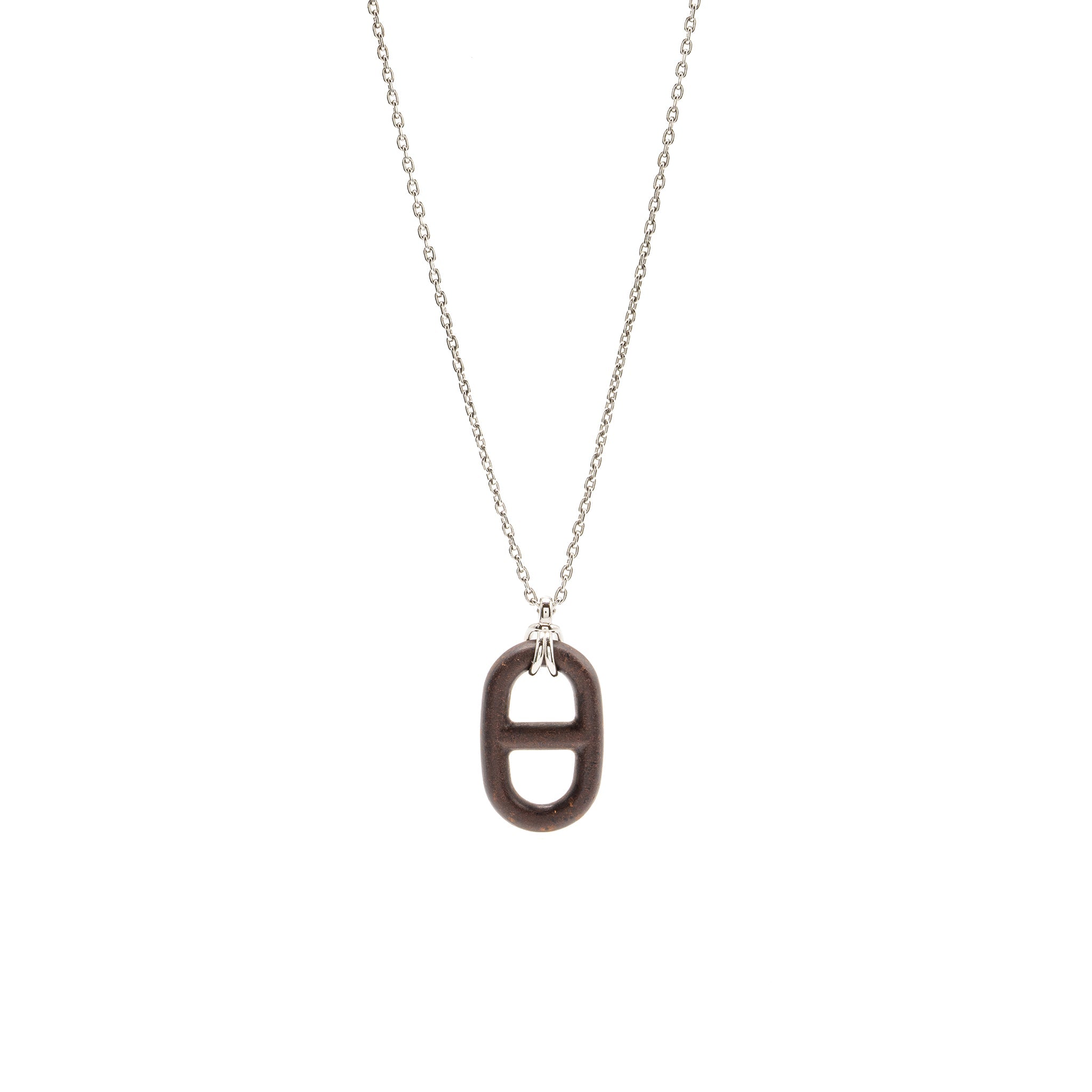 HERMES CHAINE D’ANCRE VULCANIUM NECKLACE SHW