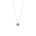 VAN CLEEF & ARPELS 2023 ALHAMBRA HOLIDAY LIMITED PENDANT SILVER OBSIDIAN ROSE GOLD DIAMOND