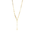 HERMES KELLY CHAINE LARIAT NECKLACE, SMALL MODEL, YELLOW GOLD/ DIAMONDS
