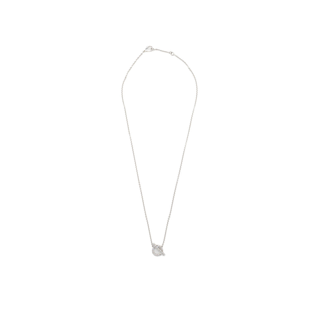 HERMES FINESSE PENDANT WHITE GOLD DIAMONDS
