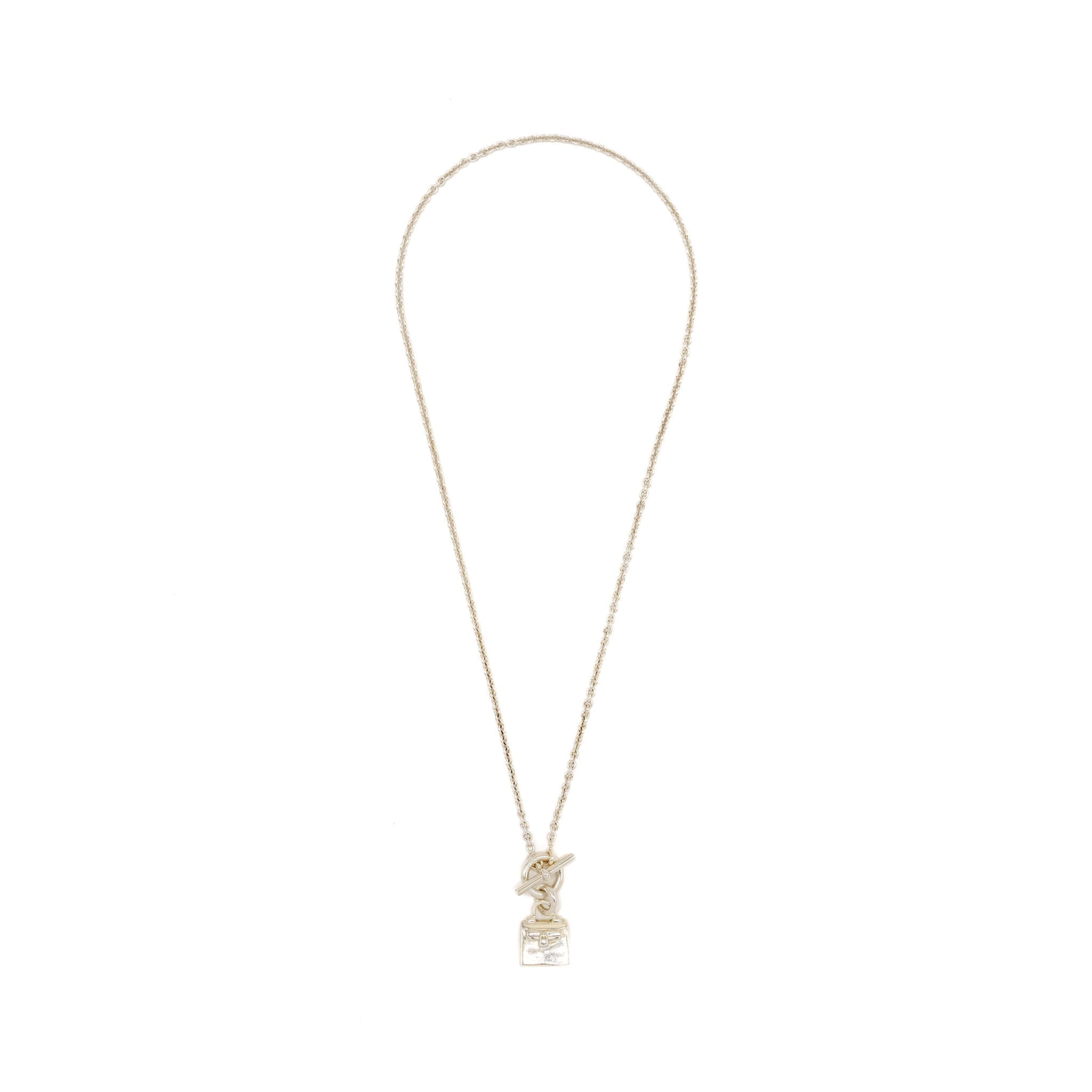 HERMES KELLY AMULETTE PENDANT STERLING SILVER