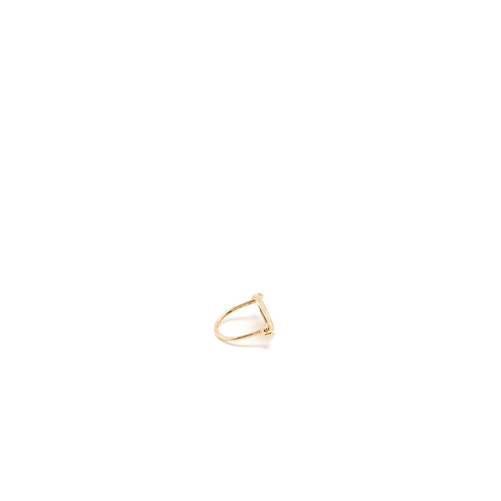 HERMES EX LIBRIS RING ROSE GOLD