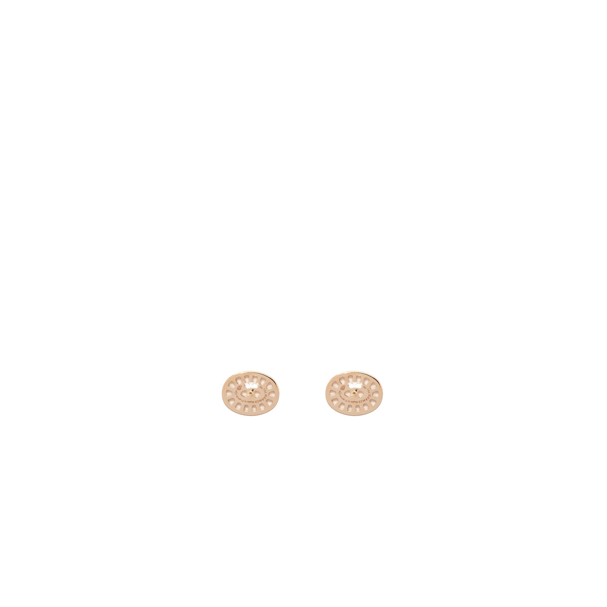 HERMES CHAINE D’ANCRE DIVINE STUD EARRINGS ROSE GOLD, DIAMONDS