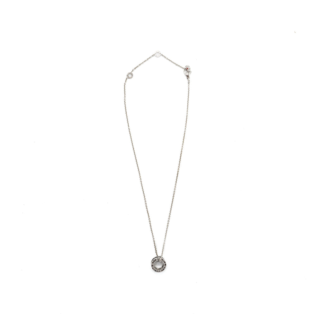 BVLGARI SAVE THE CHILDREN B ZERO NECKLACE BLACK CERAMIC / SILVER