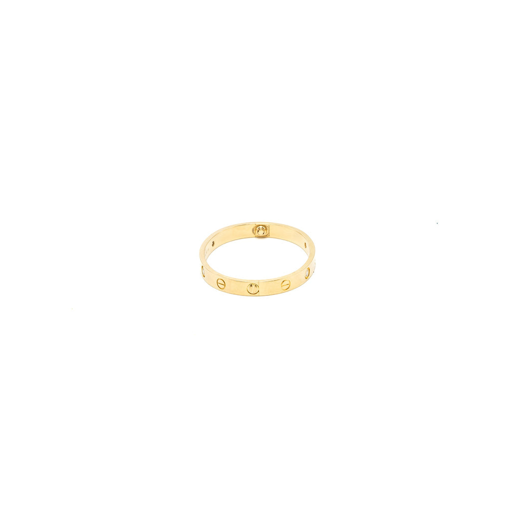 CARTIER LOVE BRACELET YELLOW GOLD 4 DIAMONDS