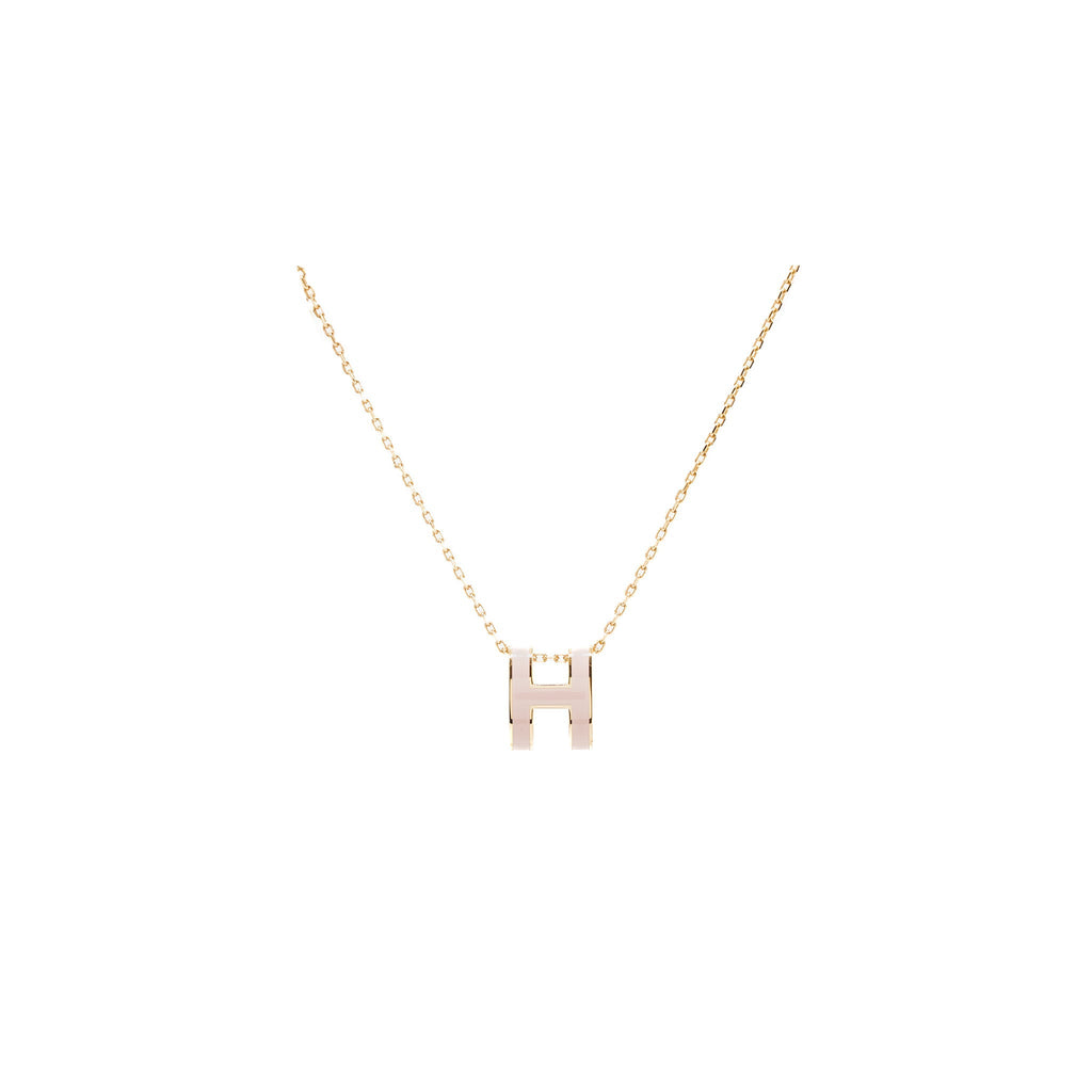 HERMES POP H PENDANT ROSE DRAGEE RGHW