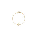 VAN CLEEF AND ARPELS SWEET ALHAMBRA BRACELET 18K YELLOW GOLD / MOTHER OF PEARL