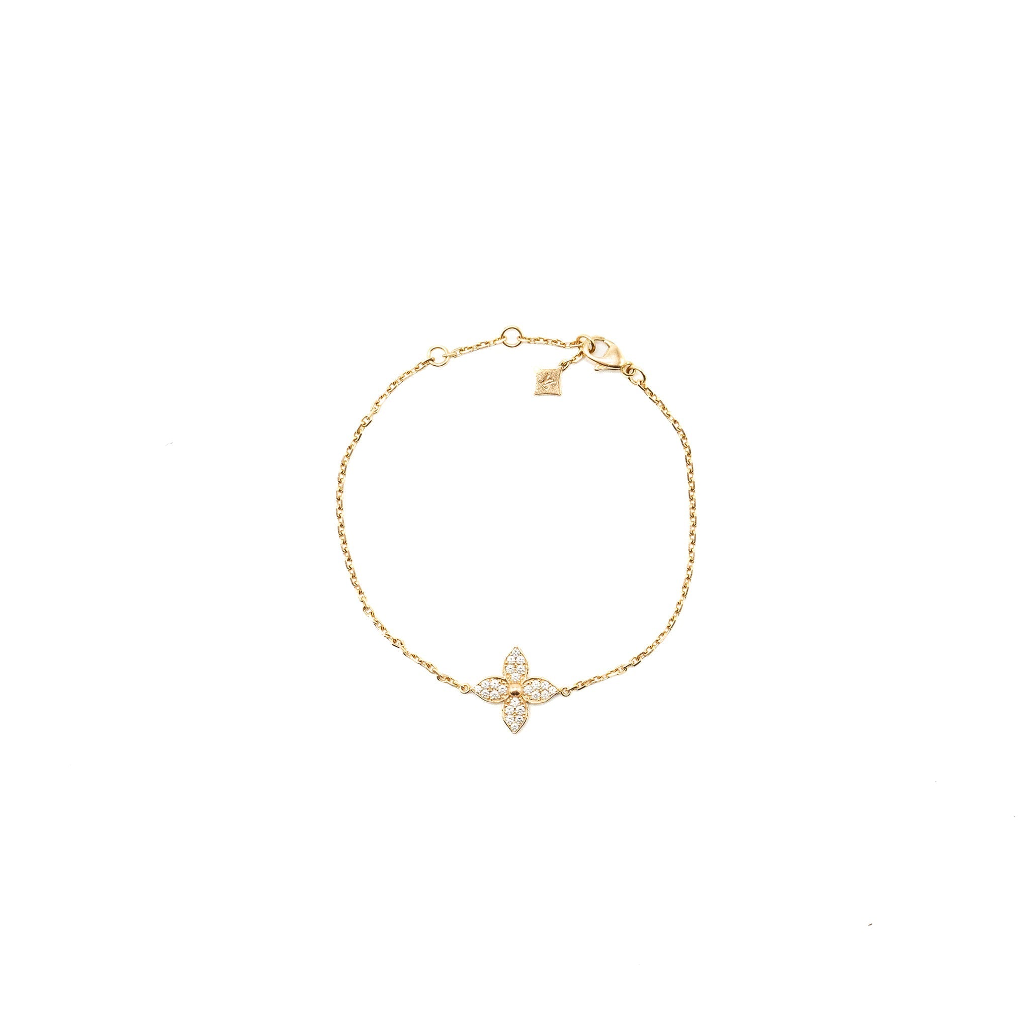LOUIS VUITTON STAR BLOSSOM BRACELET PINK GOLD/DIAMONDS