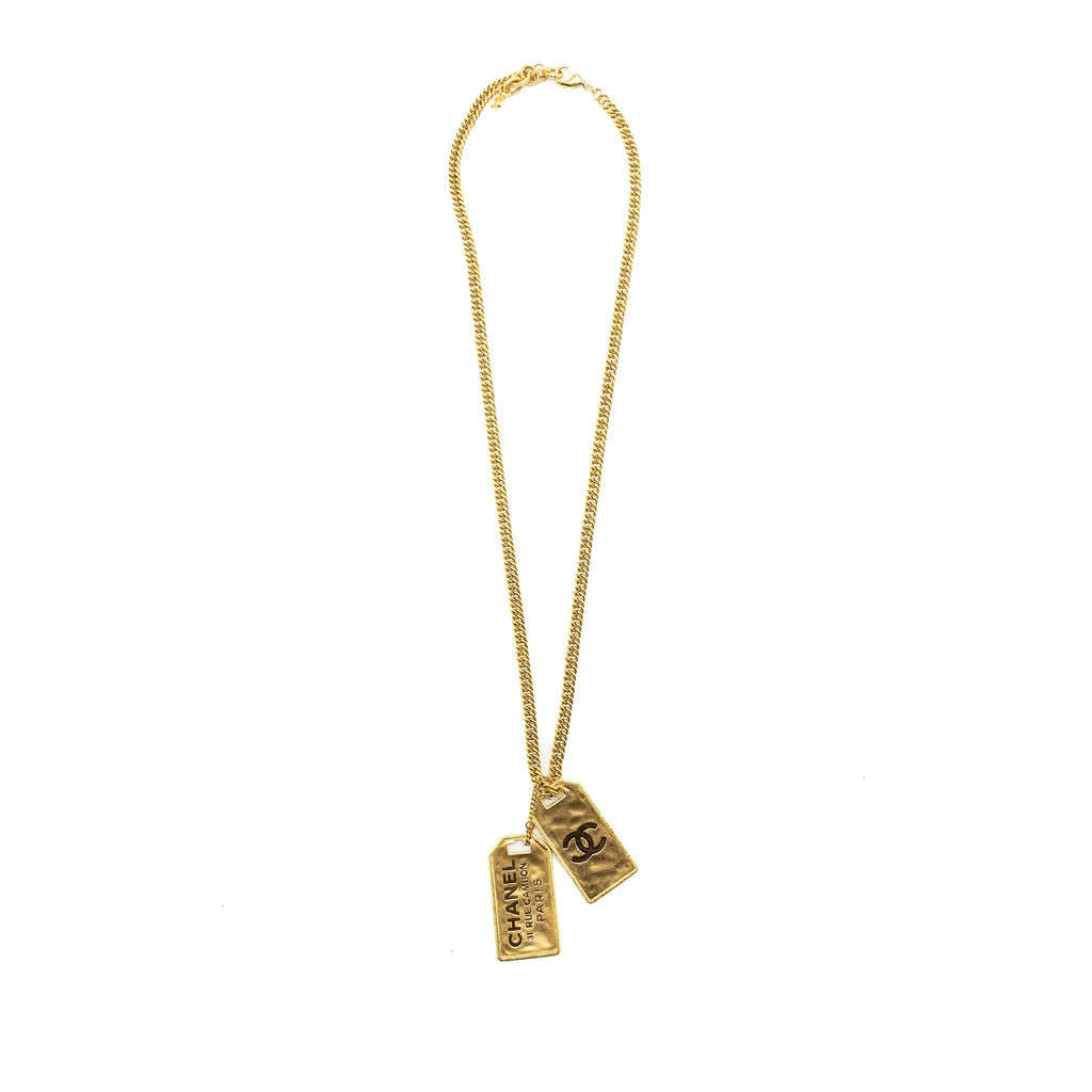 CHANEL 31 RUE CAMBON NECKLACE GOLD TONE
