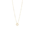 VAN CLEEF AND ARPELS VINTAGE ALHAMBRA NECKLACE MOTHER OF PEARL 18K YELLOW GOLD