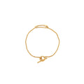 HERMES CHAINE D’ANCRE PUNK BRACELET YELLOW GOLD