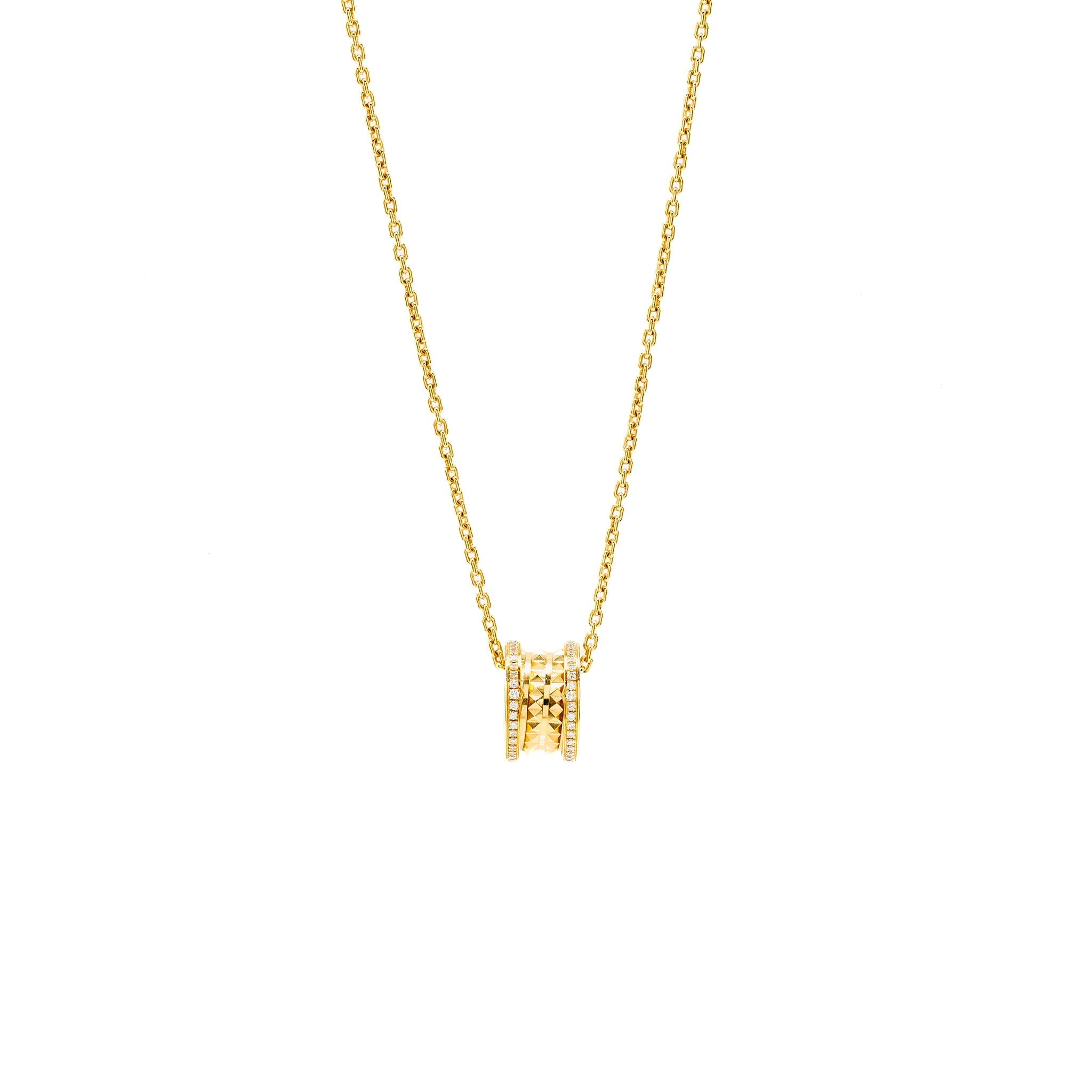 BVLGARI B.ZERO1 NECKLACE YELLOW GOLD, DIAMONDS