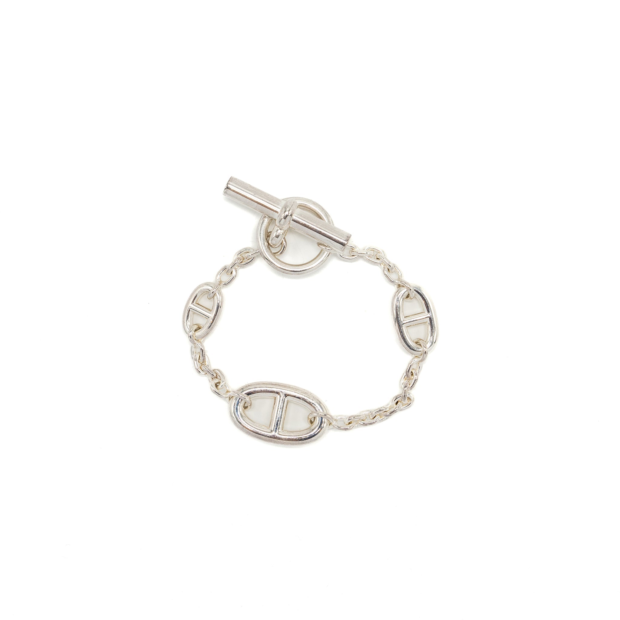 HERMES FRANDOLE BRACELET STERLING SILVER