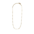 CHANEL CC LOGO 14 MOTIF NECKLACE LIGHT GOLD TONE