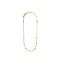 CHANEL CC LOGO NECKLACE LIGHT GOLD TONE