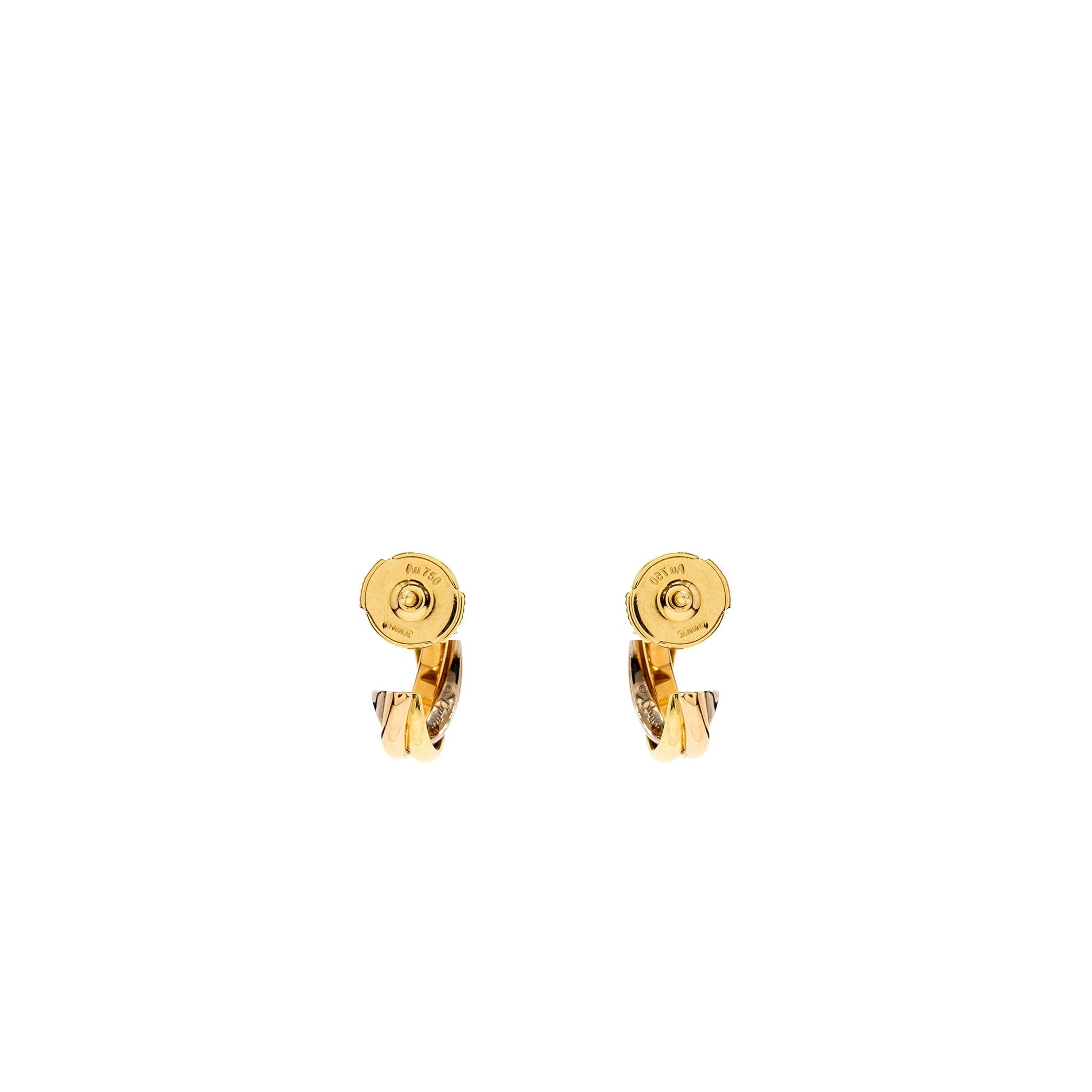 CARTIER TRINITY EARRINGS WHITE GOLD / ROSE GOLD/ YELLOW GOLD