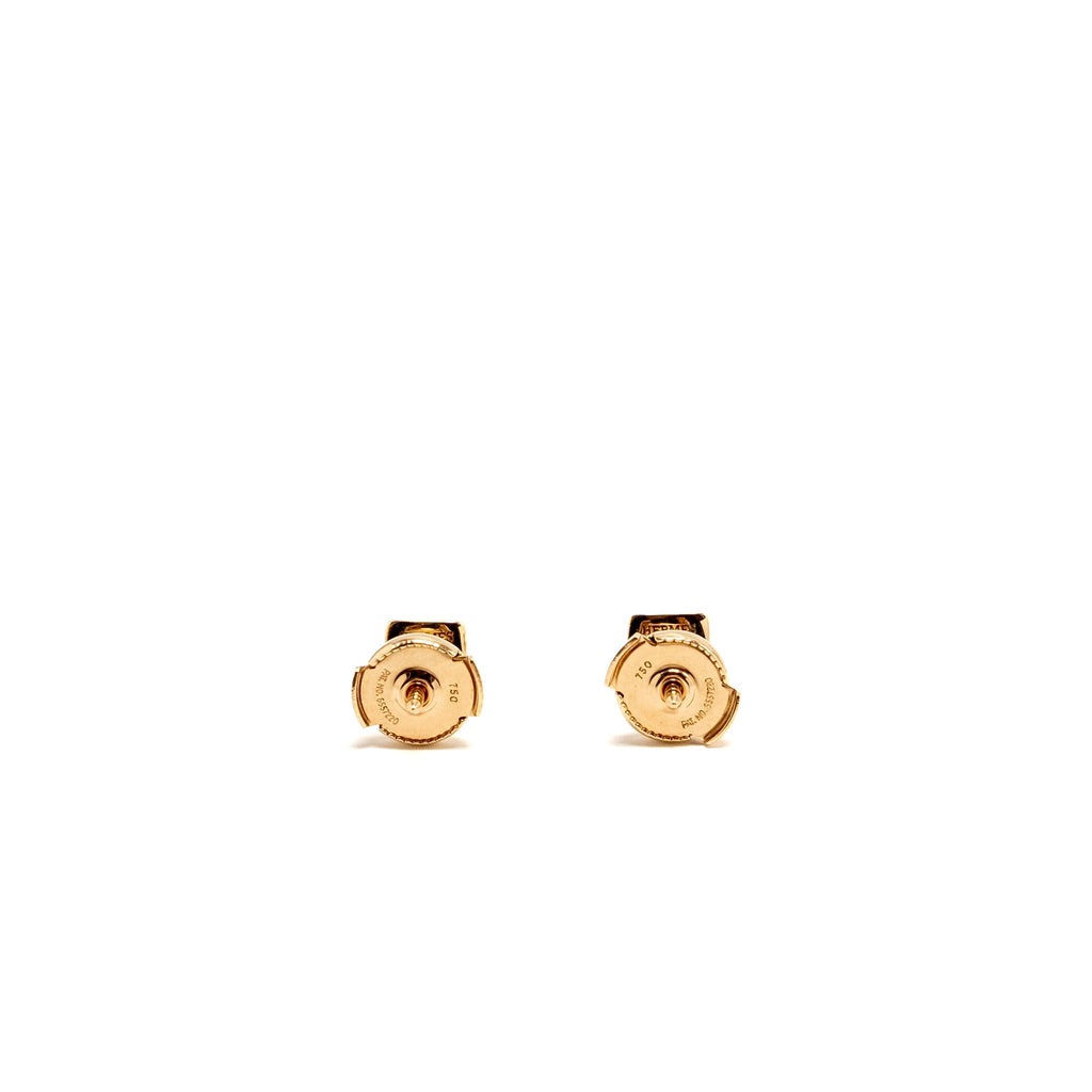 HERMES CLOU D’H EARRINGS ROSE GOLD, DIAMONDS