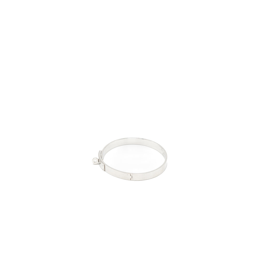 HERMES KELLY WHITE GOLD 4 DIAMONDS