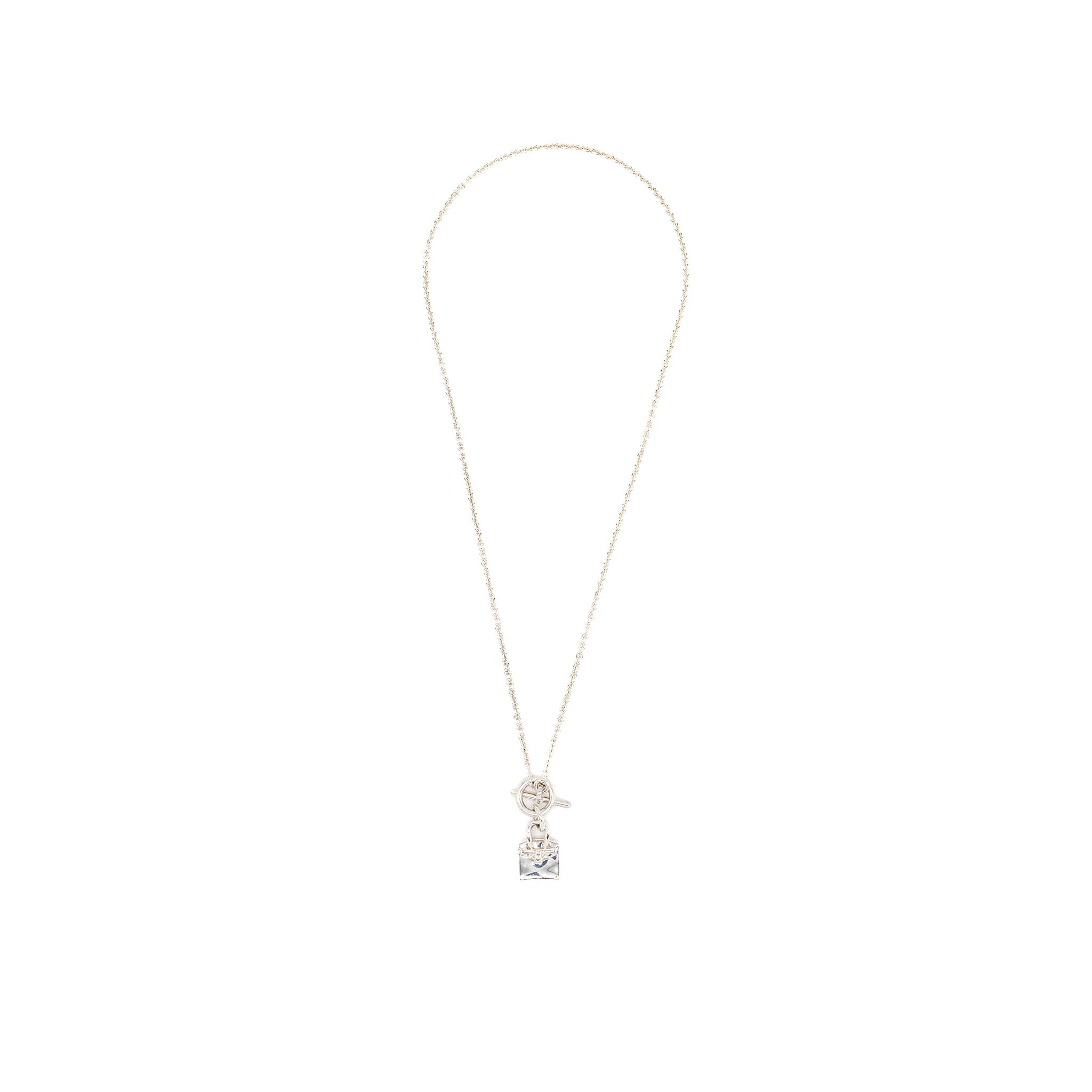 HERMES AMULETTES BIRKIN PENDANT STERLING SILVER