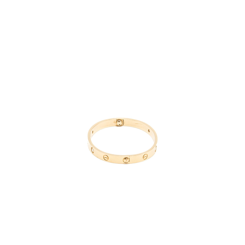 CARTIER LOVE BRACELET ROSE GOLD / 4 DIAMONDS