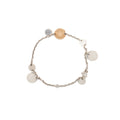 HERMES EX-LIBRIS BRACELET ROSE GOLD/STERLING SILVER