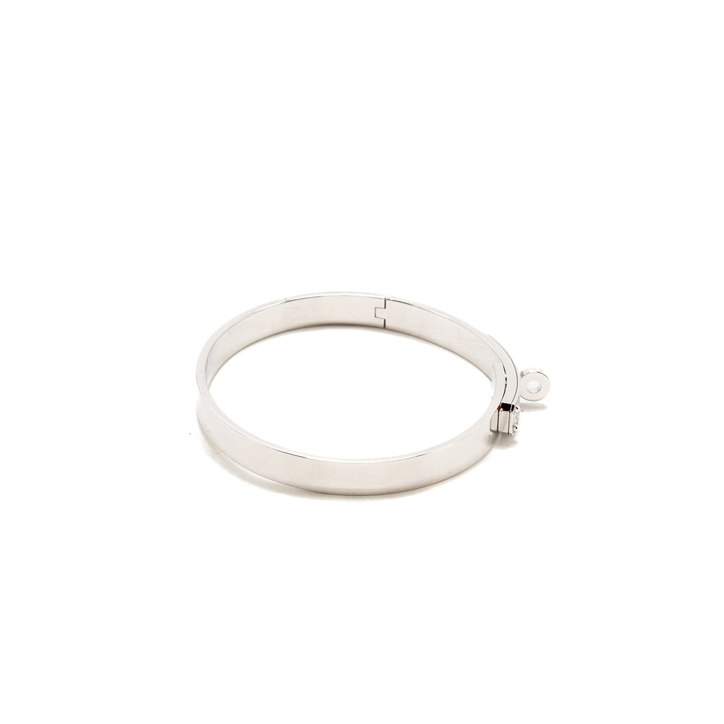 HERMES KELLY BRACELET WHITE GOLD WITH DIAMONDS