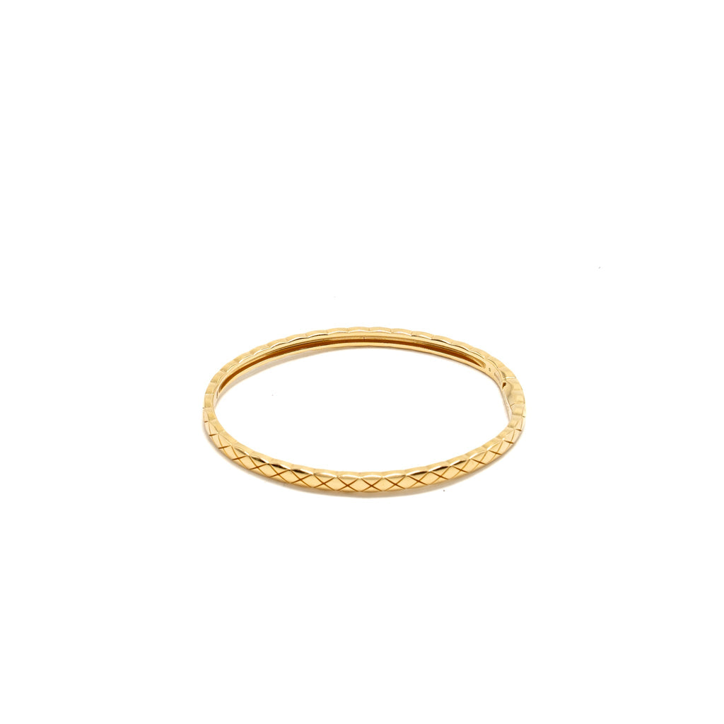 CHANEL COCO CRUSH BRACELET QUILTED MOTIF, MINI VERSION, YELLOW GOLD