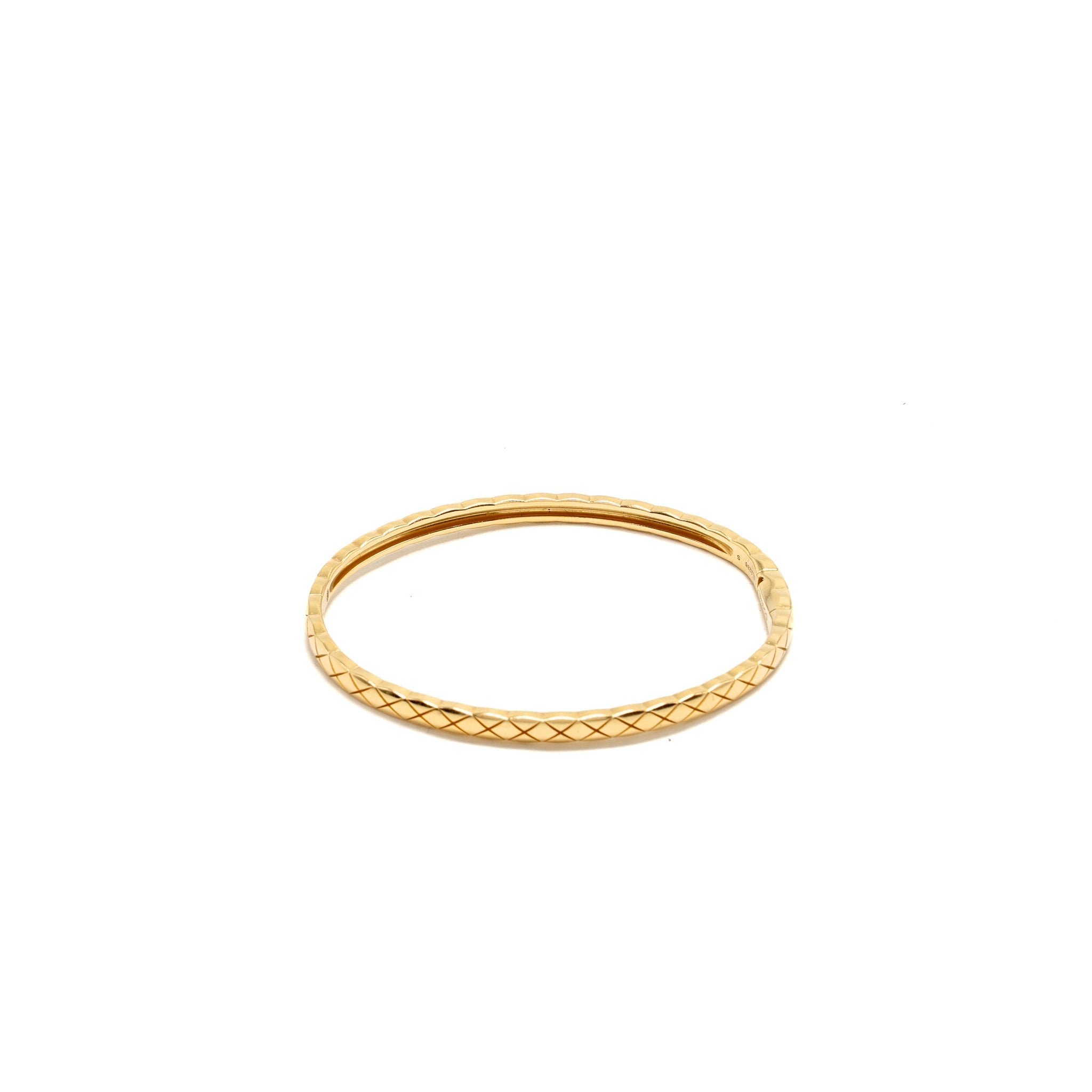 CHANEL COCO CRUSH BRACELET QUILTED MOTIF, MINI VERSION, YELLOW GOLD