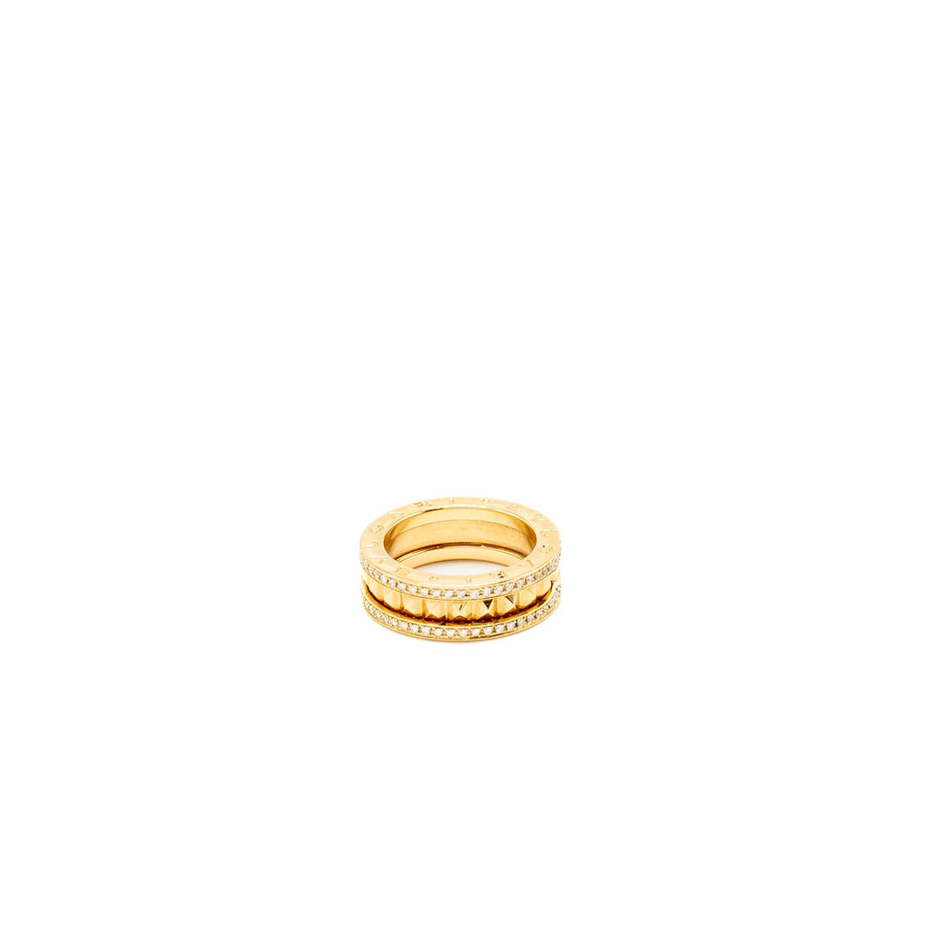 BVLGARI B.ZERO1 RING YELLOW GOLD, DIAMONDS