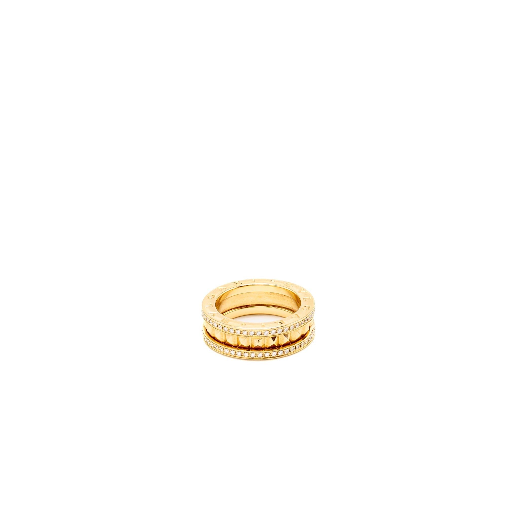 BVLGARI B.ZERO1 RING YELLOW GOLD, DIAMONDS