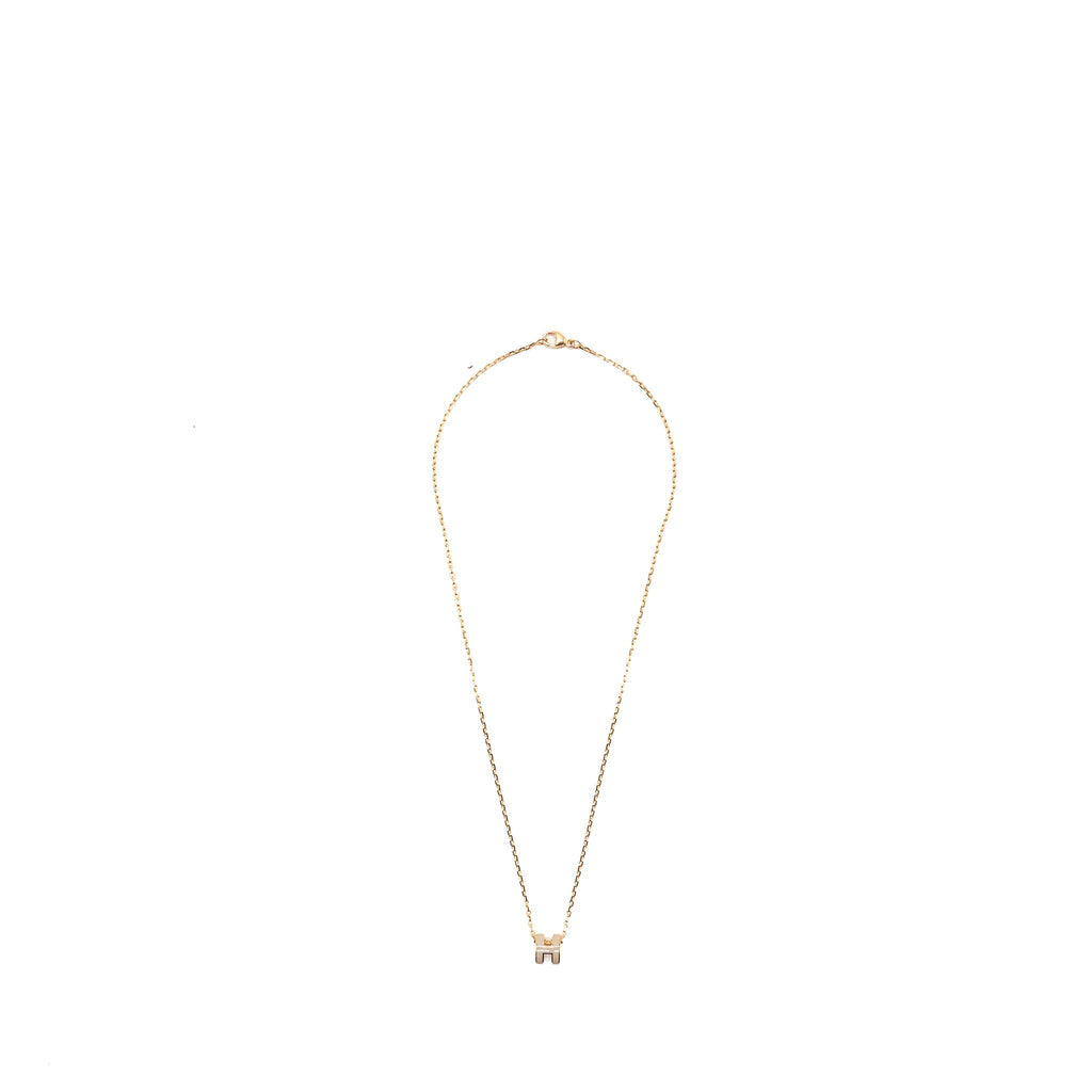 HERMES MINI POP H PENDANT MARRON GLACE RGHW