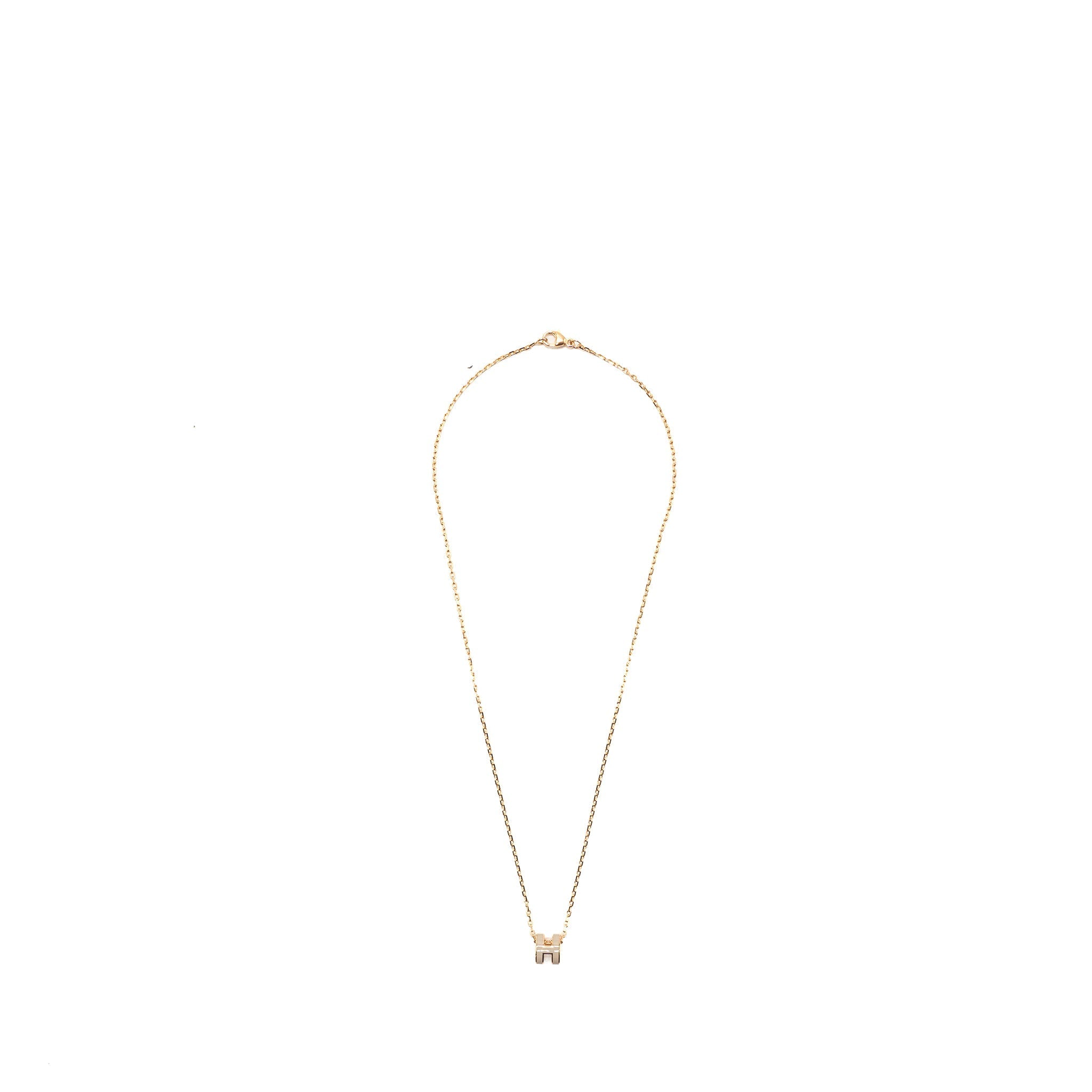 HERMES MINI POP H PENDANT MARRON GLACE RGHW