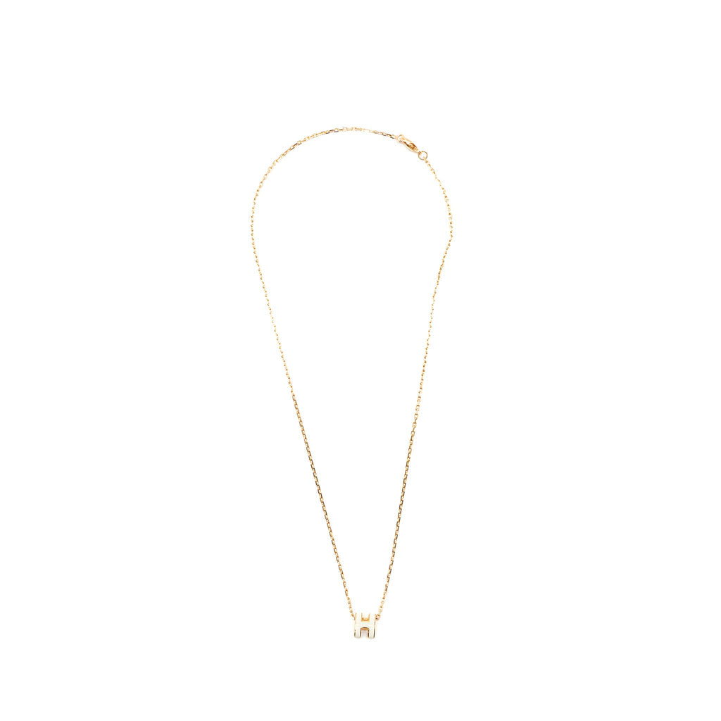 HERMES MINI POP H PENDANT BLANC RGHW