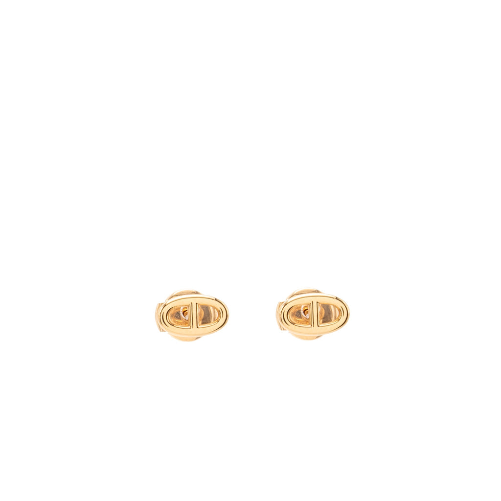 HERMES CHAINE D’ANCRE FARANDOLE EARRINGS ROSE GOLD