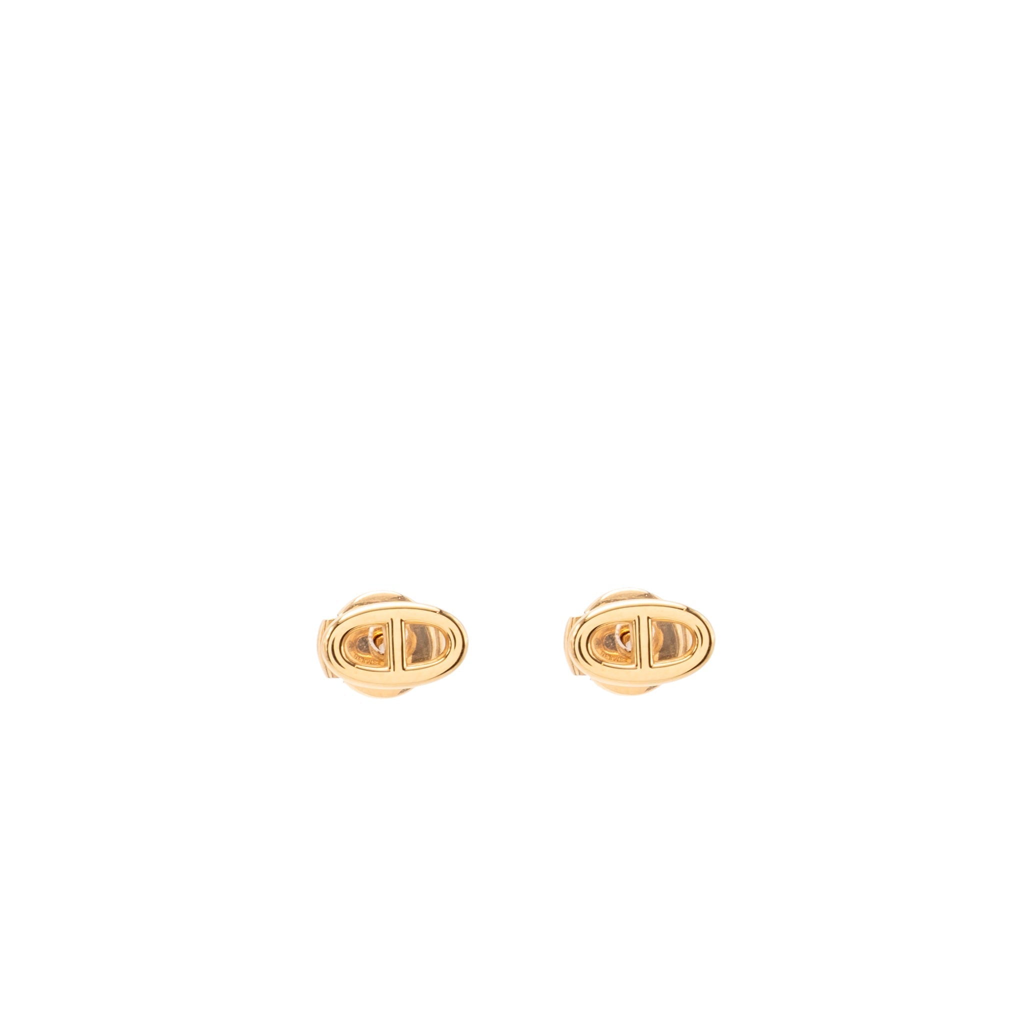 HERMES CHAINE D’ANCRE FARANDOLE EARRINGS ROSE GOLD