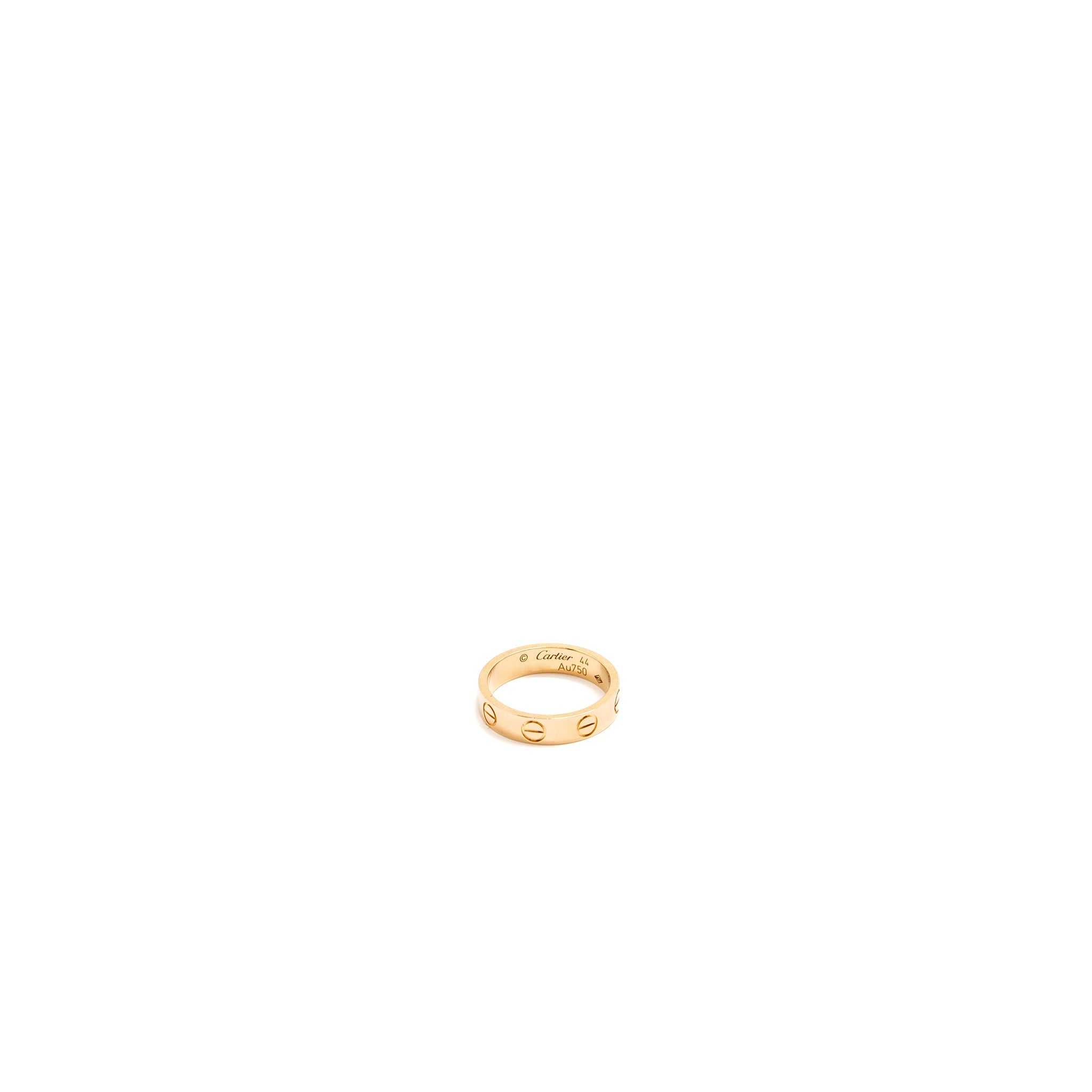 CARTIER LOVE WEDDING BAND ROSE GOLD