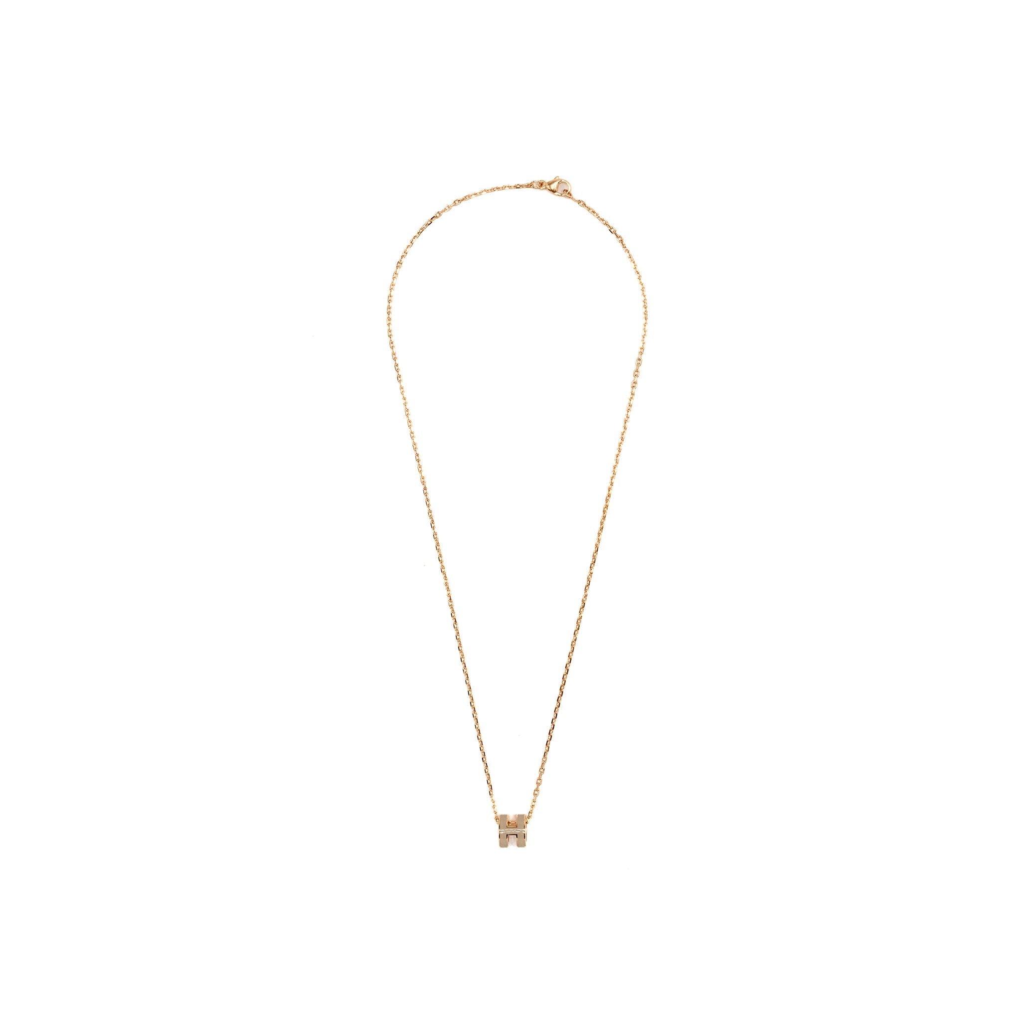 HERMES MINI POP H PENDANT MARRON GLACE RGHW