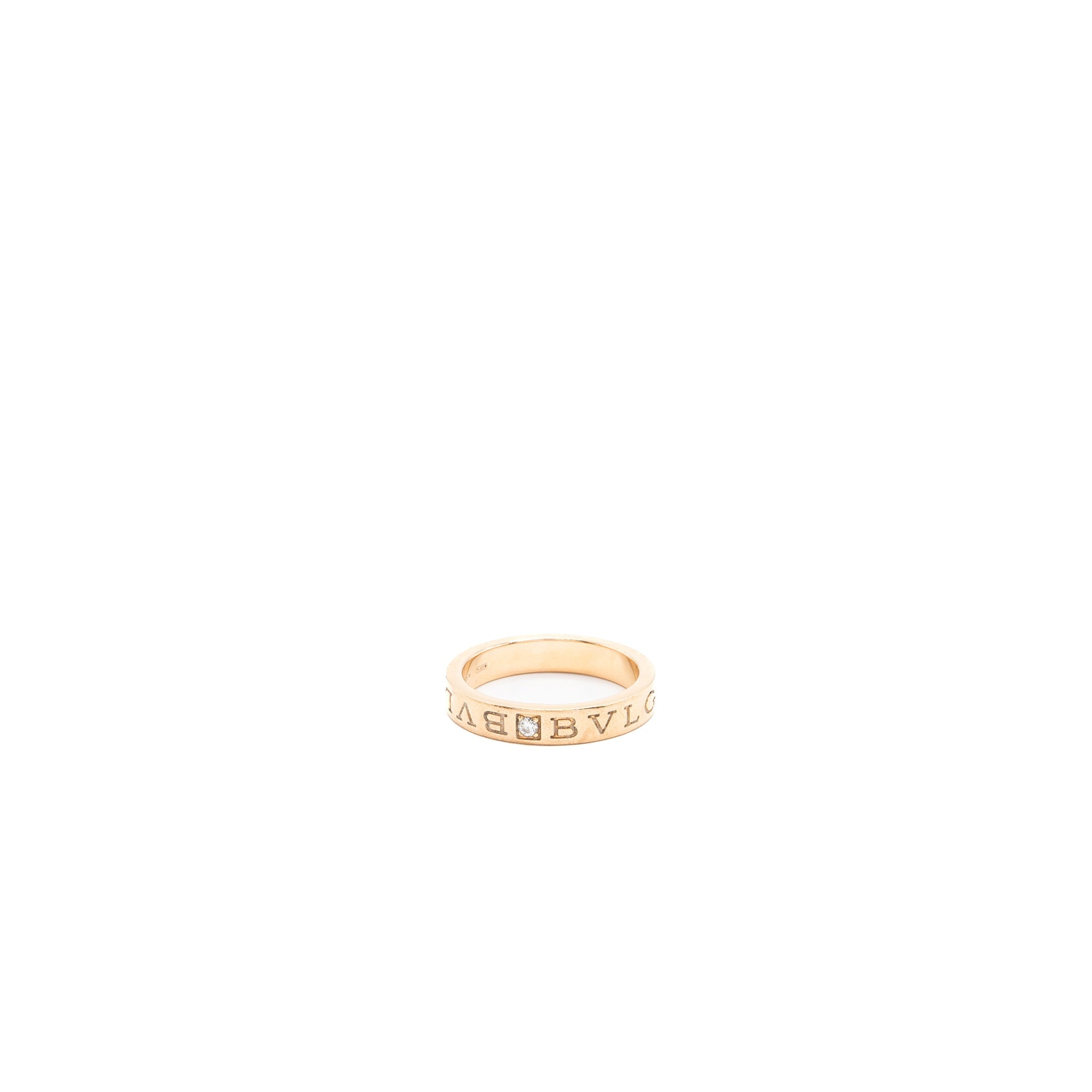 BVLGARI BVLGARI RING ROSE GOLD WITH DIAMOND