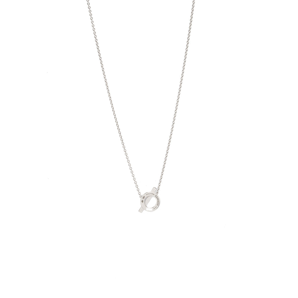 HERMES FINESSE PENDANT WHITE GOLD DIAMONDS