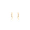HERMES CHAIN D’ANCRE CHAOS EARRINGS ROSE GOLD, DIAMONDS