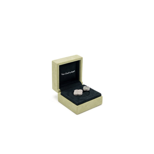 VAN CLEEF&ARPELS MAGIC ALHAMBRA BETWEEN THE FINGER RING MOTHER OF PEARL WHITE GOLD