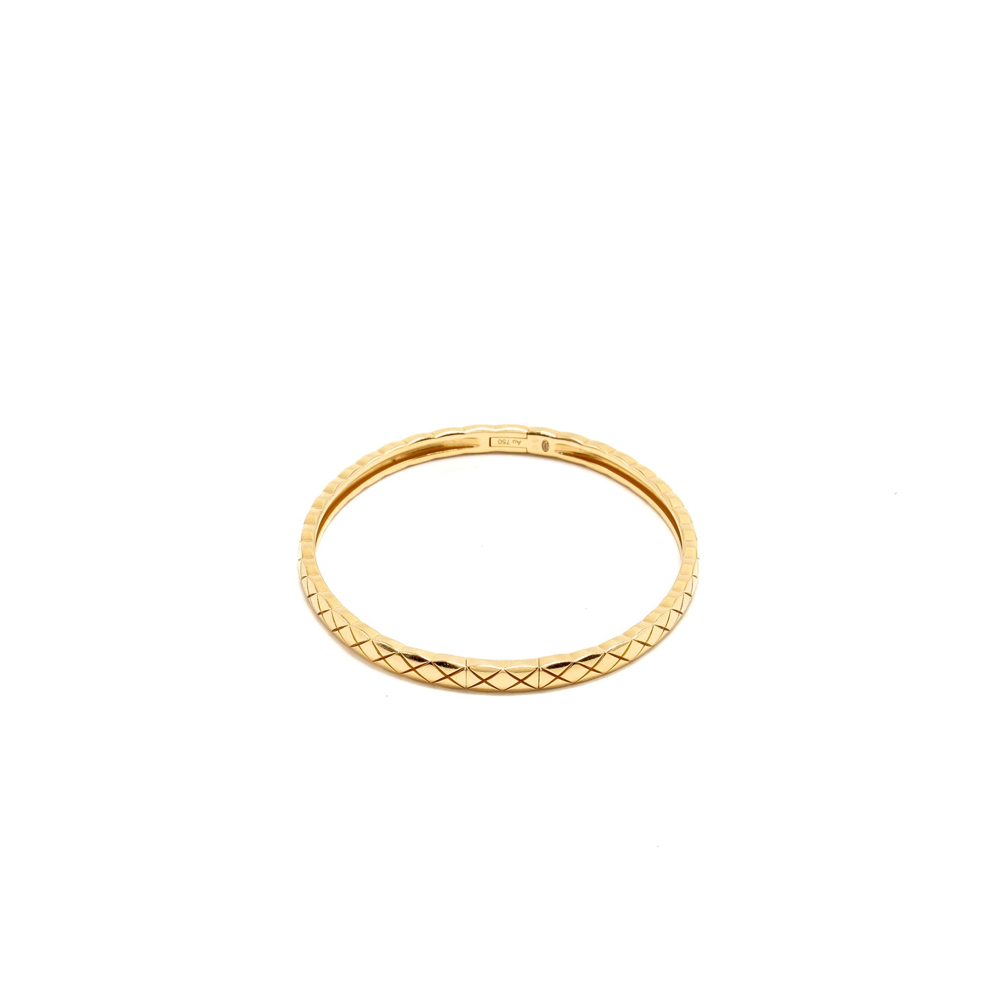 CHANEL COCO CRUSH BRACELET QUILTED MOTIF, MINI VERSION, YELLOW GOLD