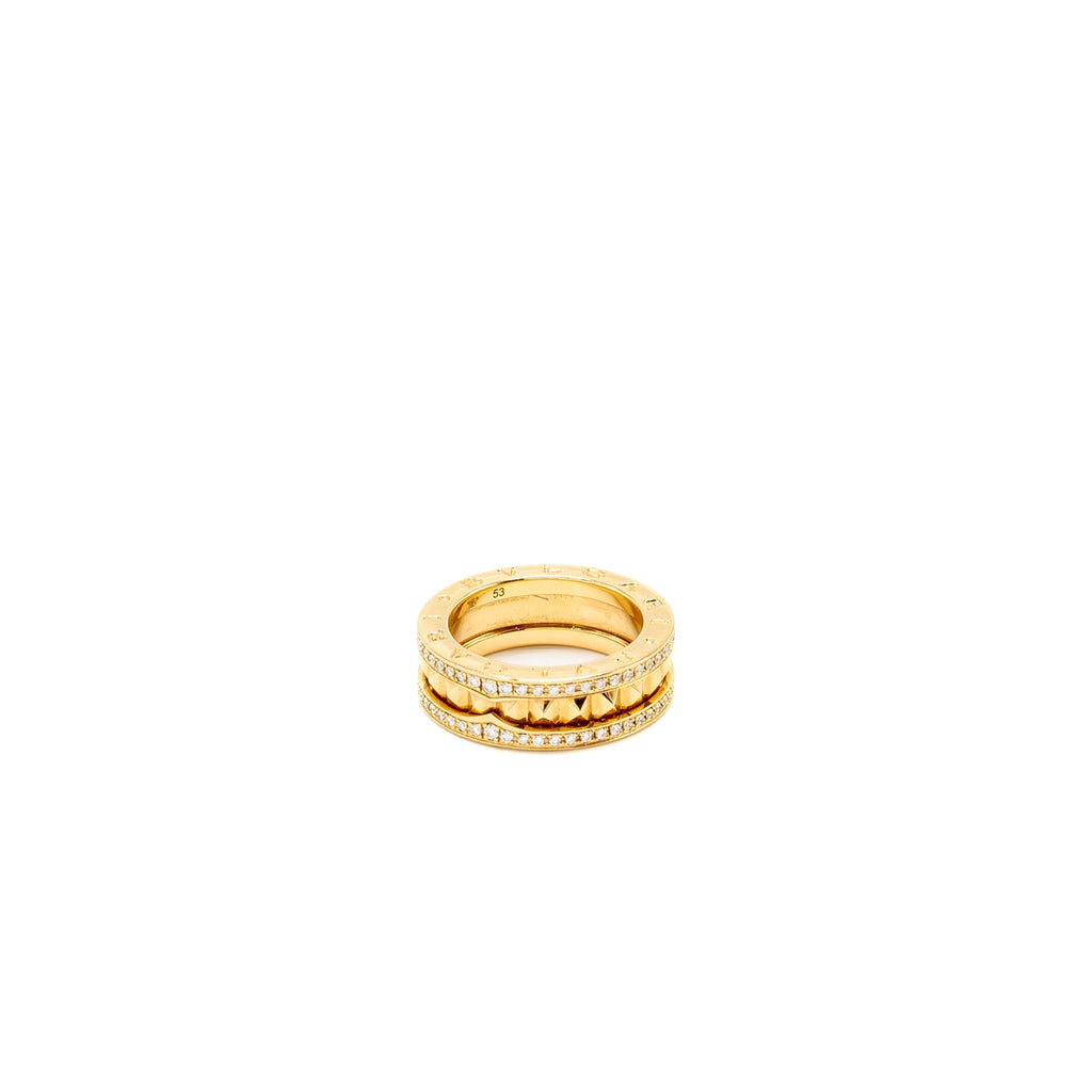 BVLGARI B.ZERO1 RING YELLOW GOLD, DIAMONDS