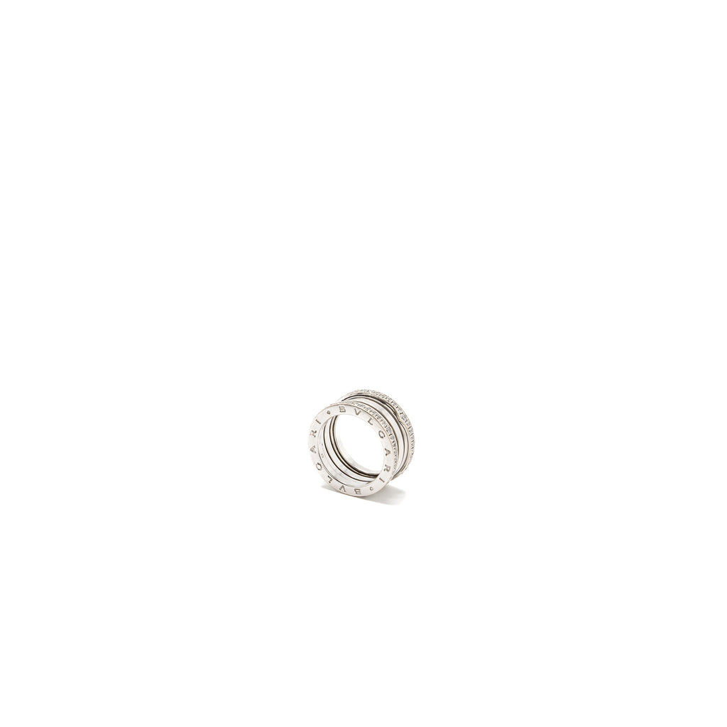 BVLGARI B.ZERO 1 FOUR BANDS RING WHITE GOLD, DIAMONDS