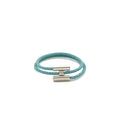 HERMES SIZE T3 TOURNIS TRESSE BRACELET BLUE ATOLL SHW