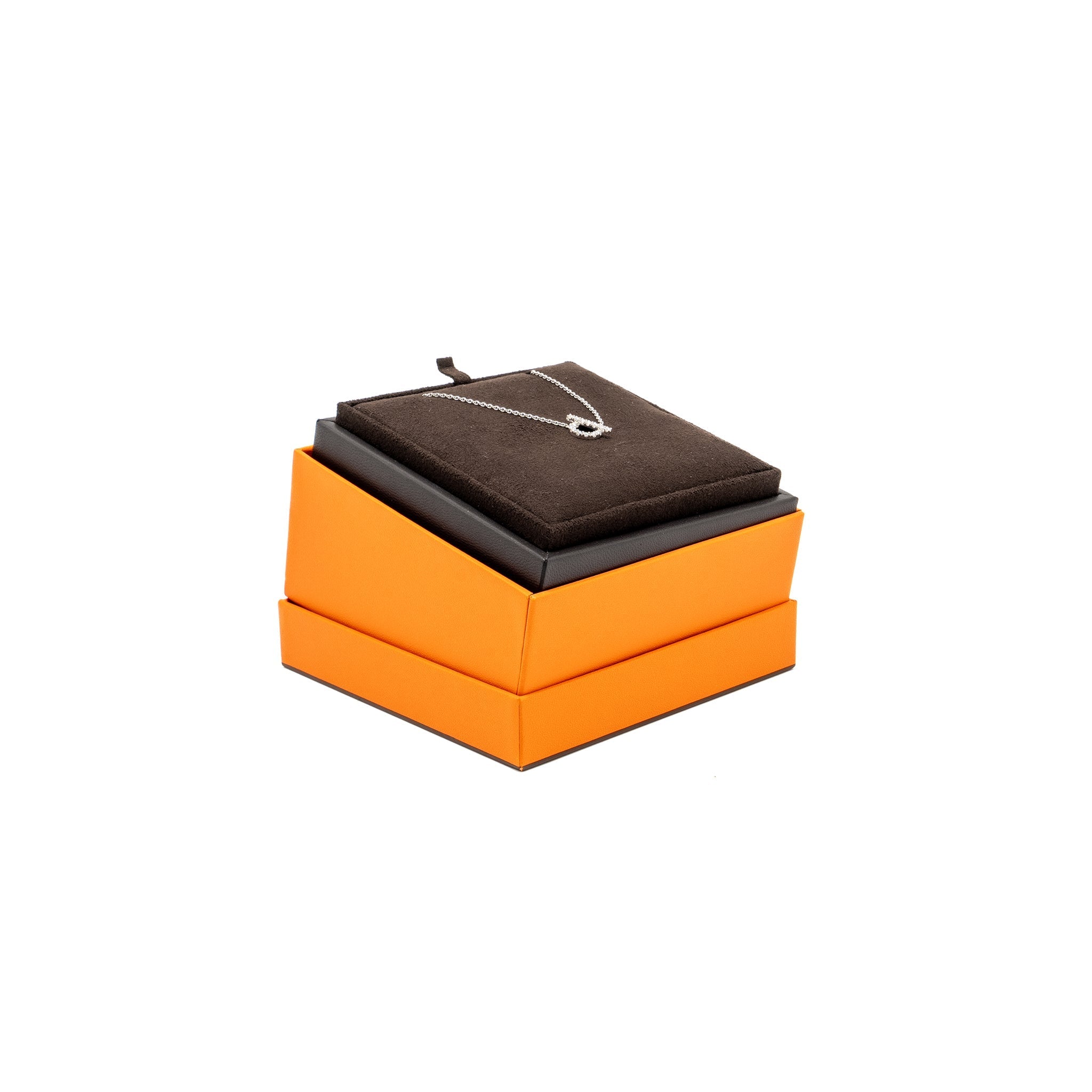 HERMES FINESSE PENDANT WHITE GOLD DIAMONDS