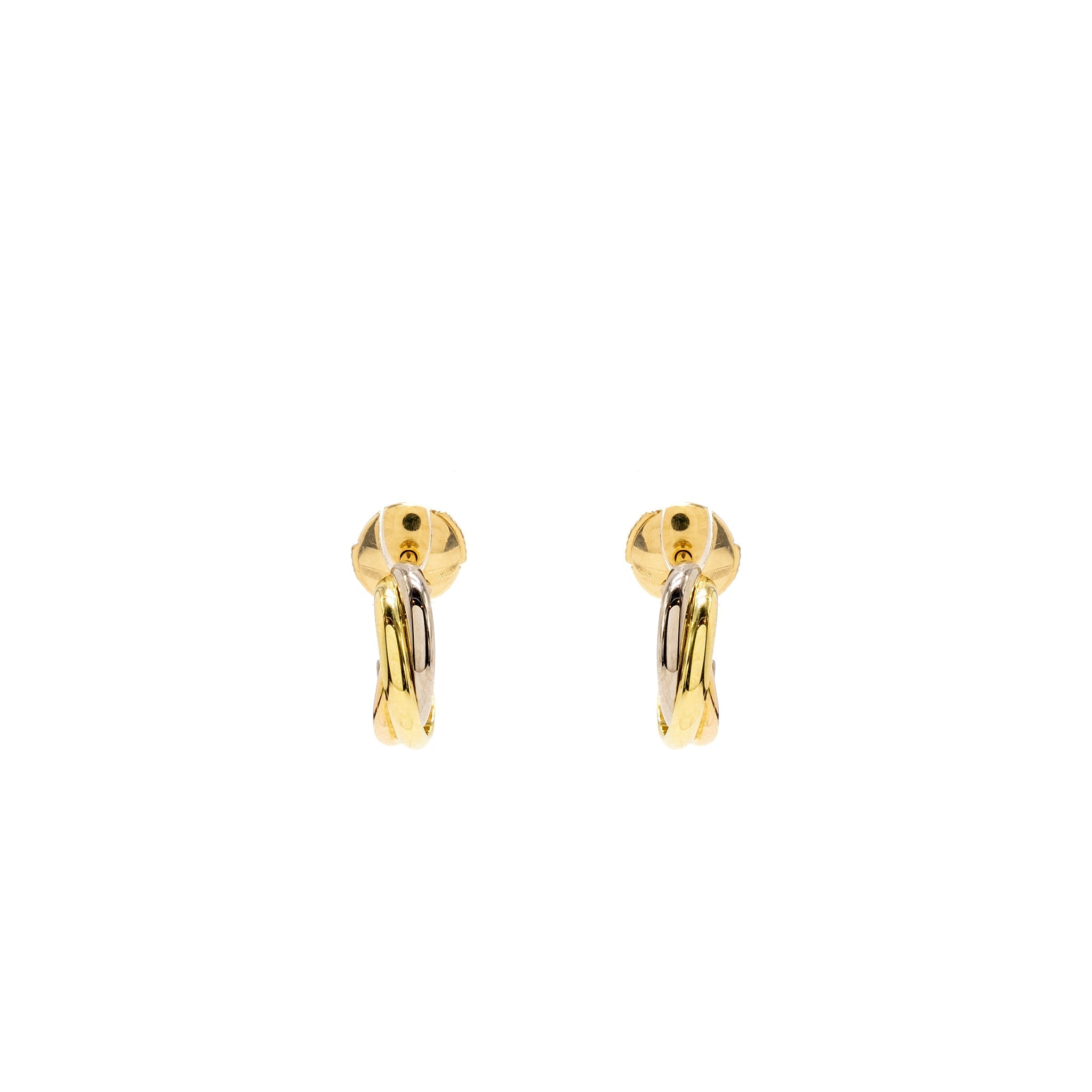 CARTIER TRINITY EARRINGS WHITE GOLD / ROSE GOLD/ YELLOW GOLD