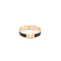 HERMES CLIC H BRACELET BLACK RGHW