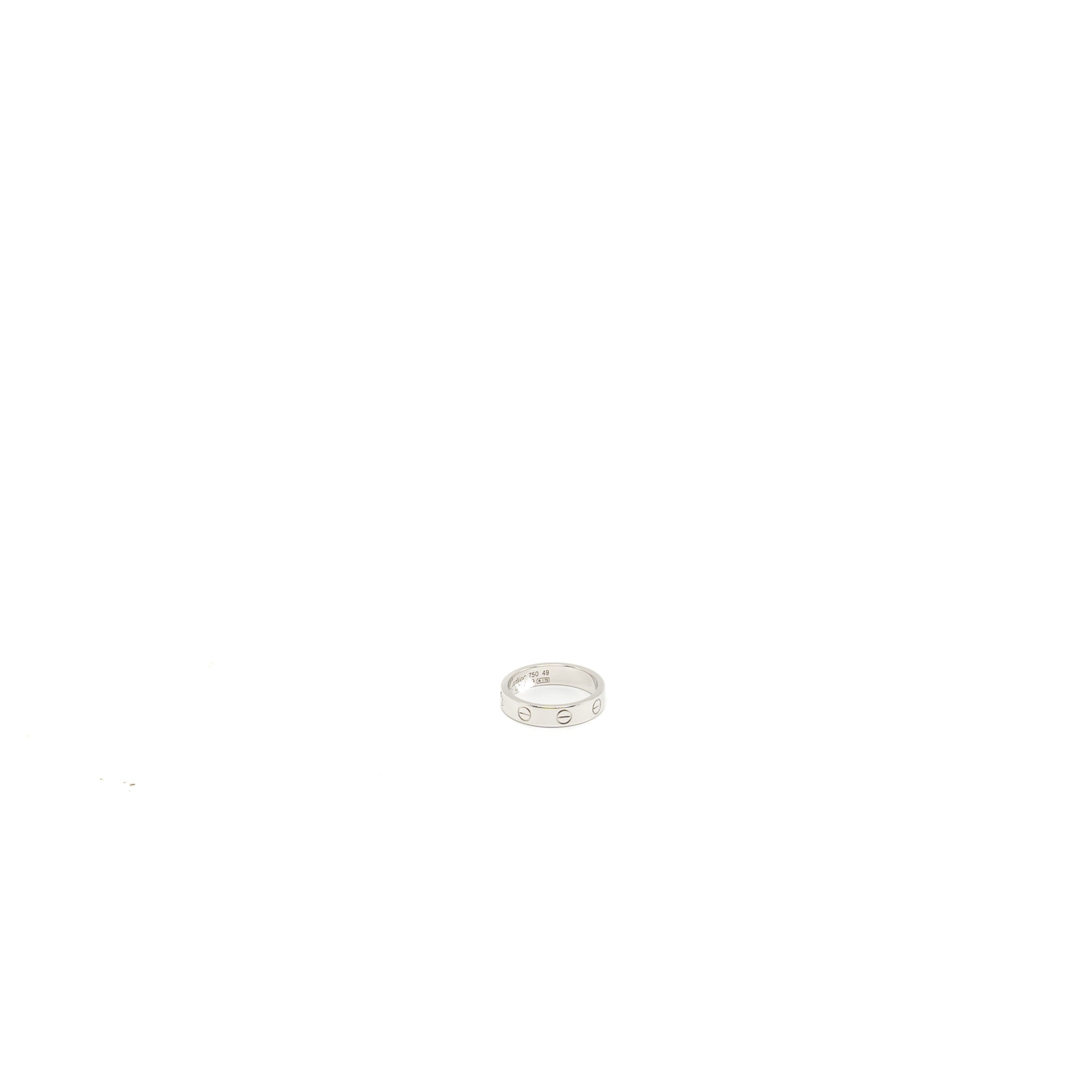 CARTIER LOVE WEDDING BAND WHITE GOLD, DIAMOND